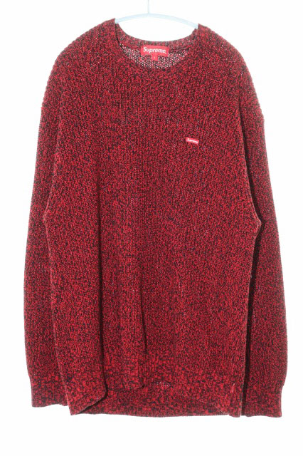 【中古】シュプリーム SUPREME 21AW MELANGE RIB KNIT SWEATER RED L大きさ メランジ 肋筋 編み物 プルオーバー 赤いこと 赤 【ブランド名古着ベクター】☆AA★260606 メンズ 【ベクター 古着】 260606