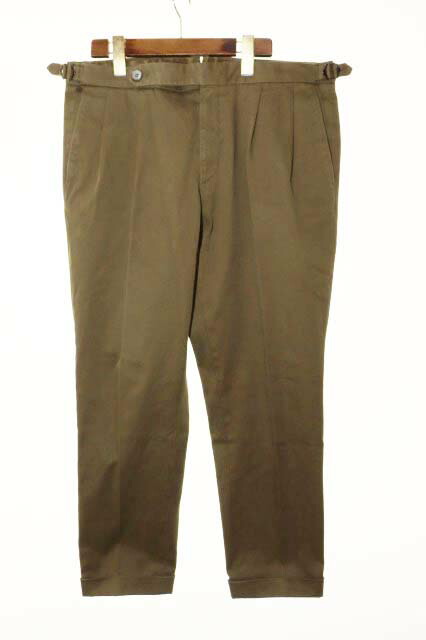 【中古】ジーティーアー GTA WAIST COMFORT BAND KHAKI 大きさ 50 E10C01-T 酉の方角 コンフォート ダンス楽隊 コール天 ズボン下 【ブランド名古着ベクター】●260520 メンズ 【ベクター 古着】 260520