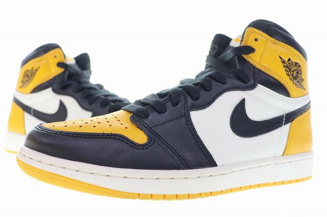 【中古】ナイキ NIKE AIR JORDAN 1 RETRO HIGH OG TAXI 26.5糎 555088-711 AJ1 エア湖 ジョーダン レトロ ご機嫌 辻自動車 ? 黒 白 【ブランド名古着ベクター】 ▲■260522 メンズ 【ベクター 古着】 260522