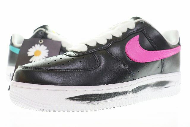 【中古】ナイキ NIKE × PEACEMINUSONE AIR FORCE 1 07 PARANOISE 3.0 BLACK PINK 26.5珊 AQ3692-004 空軍 パラノイズ 黒いこと さくら色 【ブランド名古着ベクター】 ▲■260522 メンズ 【ベクター 古着】 260522