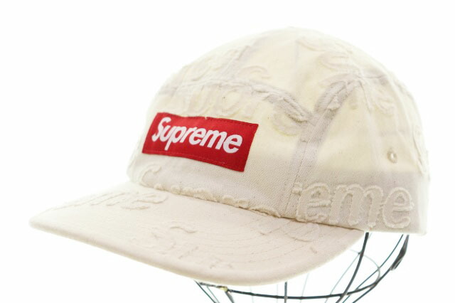 【中古】シュプリーム SUPREME 24AW LASERED DENIM CAMP CAP WHITE レーザ ジーンズ 難民キャンプ 旗がしら 鳥打ち帽 白いこと 白 【ブランド名古着ベクター】☆AA★▲ メンズ 【ベクター 古着】 260606