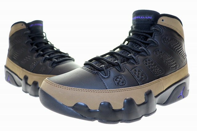 【中古】ナイキ NIKE AIR JORDAN 9 RETRO LIGHT OLIVE 2023 27.5糎 CT8019-034 AJ9 エア湖 ジョーダン IX レトロ ともし火 オリーブ 【ブランド名古着ベクター】▲■260601 メンズ 【ベクター 古着】 260601