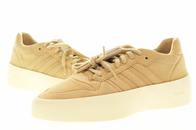 【中古】アディダス adidas × FOG アスレチック 86 LOW 28.5糎 フィアオブゴッド アスレチックス 置き目 粘土 スニーカー ベージュ 【ブランド名古着ベクター】▲■260525 メンズ 【ベクター 古着】 260525