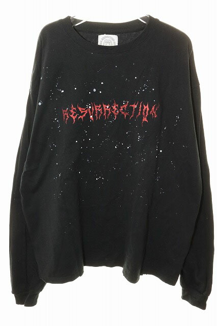 【中古】首脳会談 SOMEIT 23AW RE VINTAGE L/S TEE BLACK M ビンテージ ロンT ロゴタイプ 刷り上げる 長袖 黒いこと 【ブランド名古着ベクター】●260531 メンズ 【ベクター 古着】 260531