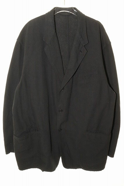 【中古】コモリ COMOLI 25SS コットンダックス 上衣 大いさ 3 B01-01006 黒いこと 【ブランド名古着ベクター】260609 メンズ 【ベクター 古着】 260609