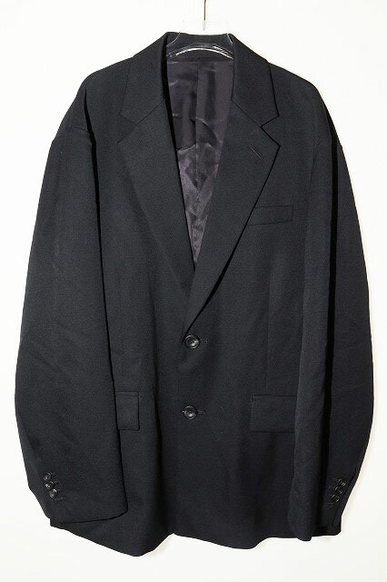 【中古】シュタイン ssstein OVERSIZED SINGLE BREASTED JACKET BLACK S ST-1251 厚地の外套大きさ シングル ブレステッド 上衣 黒いこと 【ブランド名古着ベクター】●260611 メンズ 【ベクター 古着】 260611