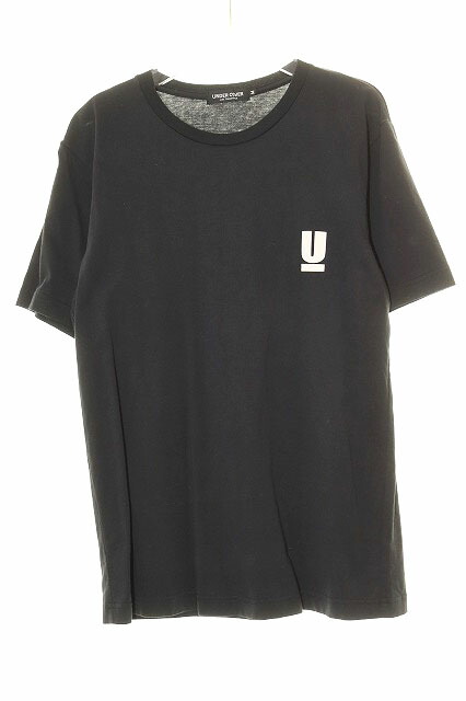 【中古】アンダー取りまかなう UNDERCOVER WE MAKE NOISE NOT CLOTHES Uロゴタイプ 刷り上げる 半袖 ティーシャツ M大きさ 黒いこと 黒 【ブランド名古着ベクター】260607 メンズ 【ベクター 古着】 260607