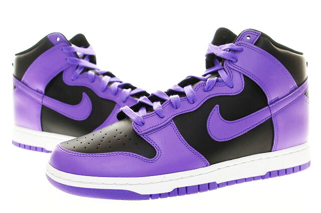 【中古】ナイキ NIKE DUNK HIGH RETRO BETTYS BLACK AND PSYCHIC PURPLE 28.5cm DV0829-500 ダンク ハイ レトロ ベティーズ ブラック アンド サイキック パープル スニーカー 黒 紫 【ブランド古着ベクトル】 ▲260612 メンズ 【ベクトル 古着】 260612｜ベクトル プリマベーラ店