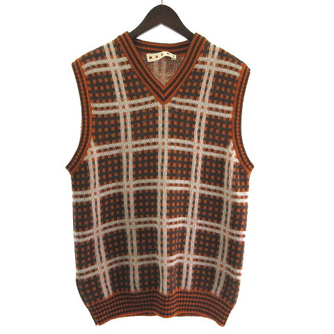 MARNI アーガイル柄 ベスト　メンズ MARNI アーガイル柄 ベスト メンズ MARNI アーガイル柄 ベストメンズ