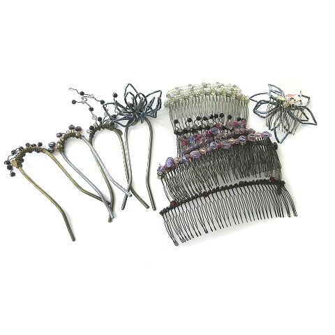 【中古】コレットマルーフ colette malouf ヘアアクセサリー かんざし ヘアコーム ピン 13点セット 【ベクトル 古着】 250629