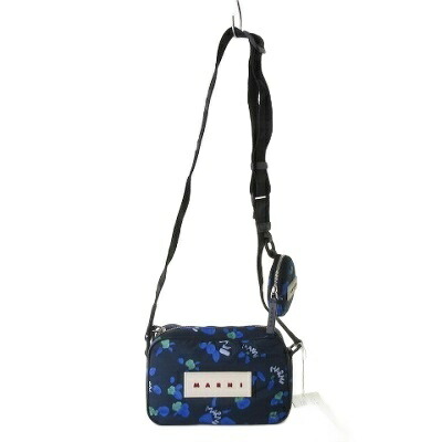 【中古】未使用品 マルニ MARNI タグ付き カメラバッグ ショルダーバッグ ボディバッグ 肩掛け 青系 ブルー ネイビー レディース 【ベクトル 古着】 251113