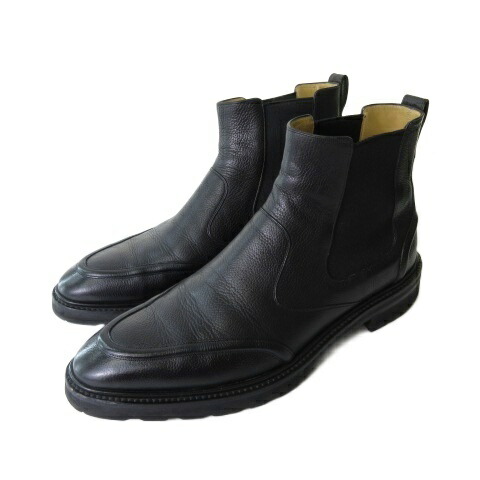 【中古】バリー BALLY ブーツ サイドゴア シューズ レザー ブラック 黒 7.5 E 26cm レディース 【ベクトル 古着】 251220