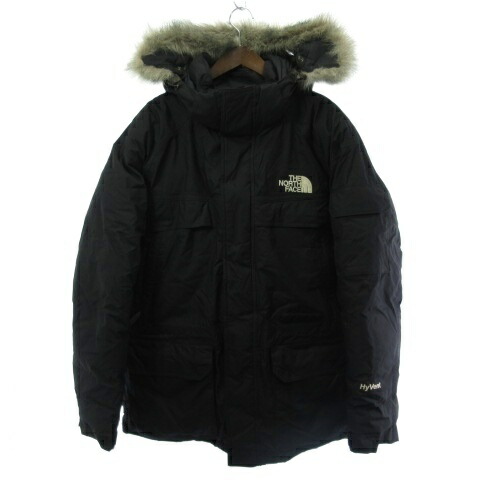 【中古】ザノースフェイス THE NORTH FACE ND01358 ダウンジャケット コート フーデッド 2WAY 黒 ブラック L ■GY28 メンズ 【ベクトル 古着】 260218｜ブランド古着ベクトルプレミアム店