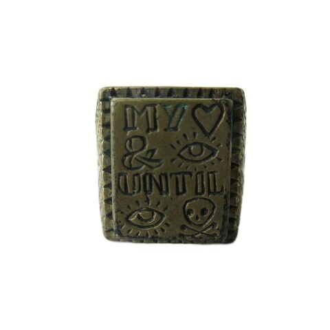 【中古】エルエイチエヌジュエリー LHN Jewelry リング 指輪 ハンドメイド USA アンティークゴールド 19号 ■GY28 メンズ 【ベクトル 古着】 260326