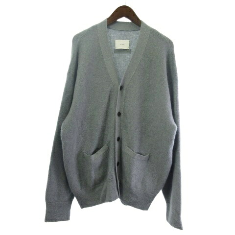 【中古】シュタイン stein st.531 Extra Fine Kid Mohair Cardigan カーディガン 長袖 ブルー S メンズ 【ベクトル 古着】 260331