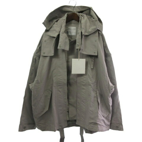 【中古】未使用品 グーピーメイド GOOPiMADE (A)crypsis エイ・クライプシス タグ付き DUET“ R-Shield Space Parka Jacket D-AGAVE ジャケット グレー 3 メンズ 【ベクトル 古着】 260405