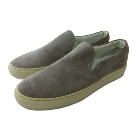 【中古】コモンプロジェクト COMMON PROJECTS 美品 スエード スリッポンシューズ スニーカー グレー 41 26cm メンズ 【ベクトル 古着】 260410