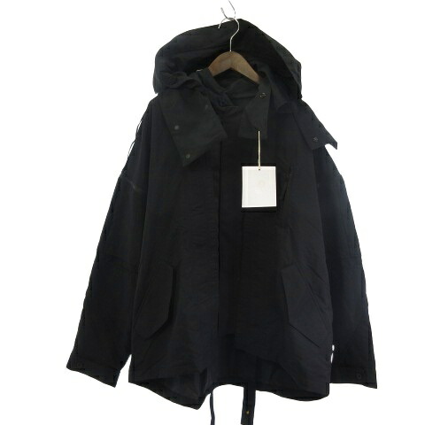 【中古】グーピーメイド GOOPiMADE (A)crypsis エイ・クライプシス 下げ札付き添い人 DUET R-Shield Space Parka Jacket D-AGAVE 上衣 黒 黒いこと 3 ■GY28  メンズ 【ベクター 古着】 260418