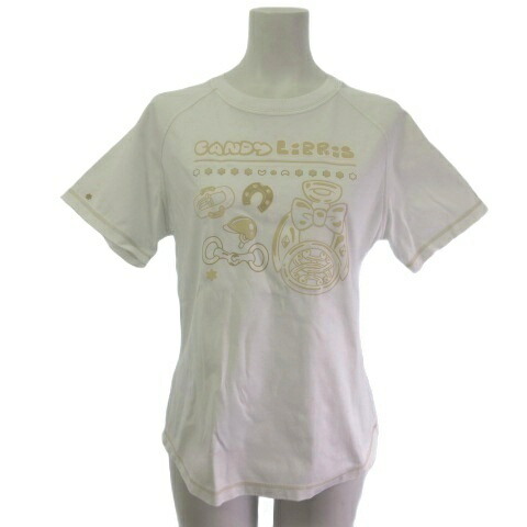 【中古】エルメス HERMES 5H4630DC Candy Libris Ｔシャツ カットソー 白 白いこと 40 ☆AA★ レディース 【ベクター 古着】 260513