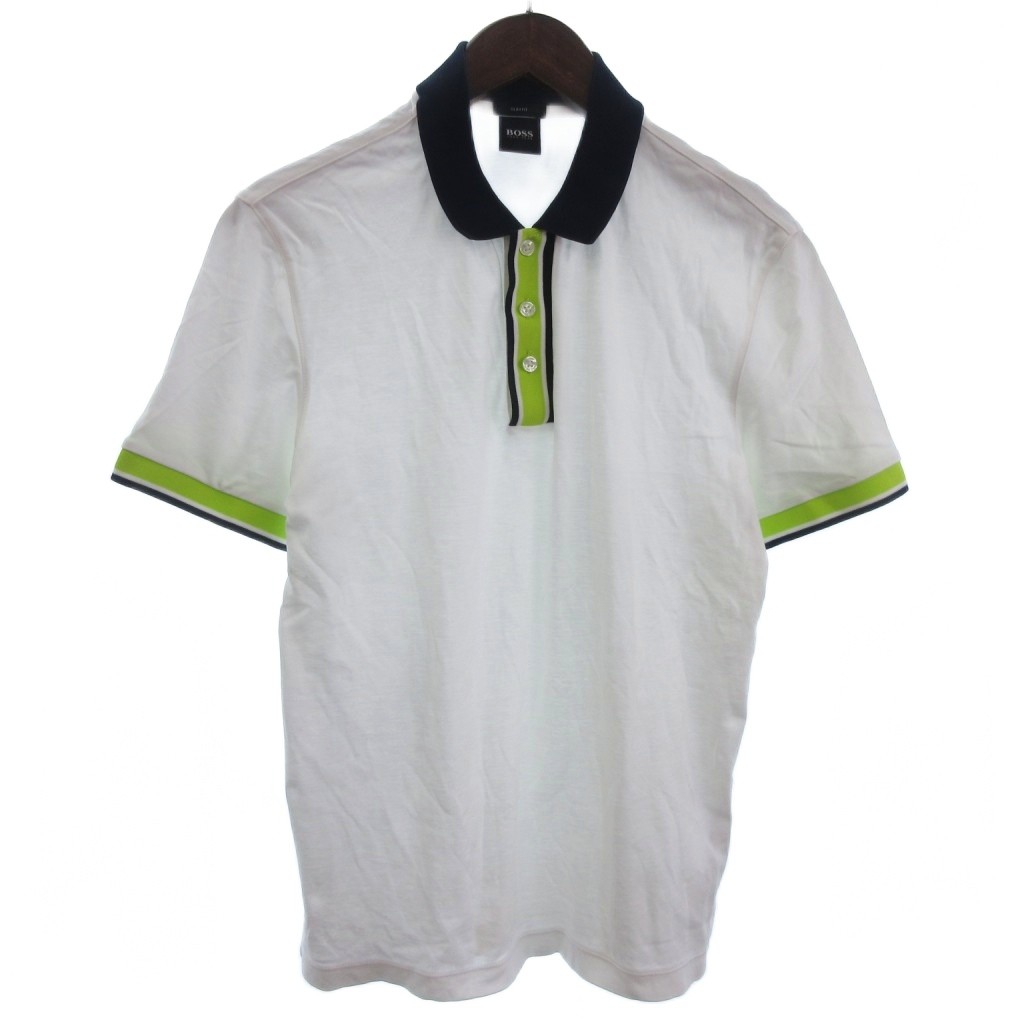 HUGO BOSS メルセデス・ベンツコレクション ポロシャツ M ホワイト HUGO BOSS ヒューゴヒューゴボス HUGOBOSS ポロシャツ DONOS222