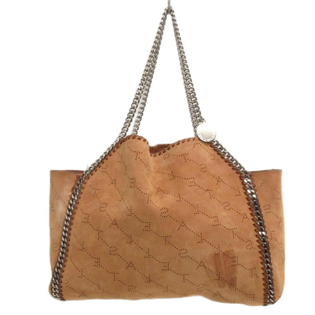 【中古】ステラマッカートニー STELLA McCARTNEY ファラベラ パンチング トートバッグチェーン 茶 ブラウン ☆AA★ レディース 【ベクトル 古着】 251221