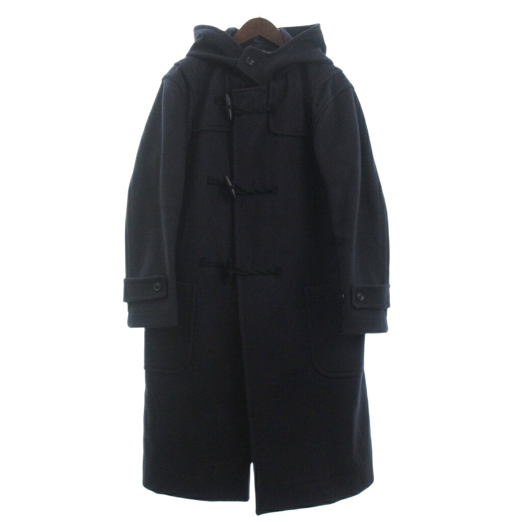 【中古】英国の首都 言い慣わし LONDON TRADITION BEAMS F 別注 ダッフルコート ロング丈 長袖 羊毛 LT192LT25101 紺 米国海軍 36 メンズ 【ベクター 古着】 260124