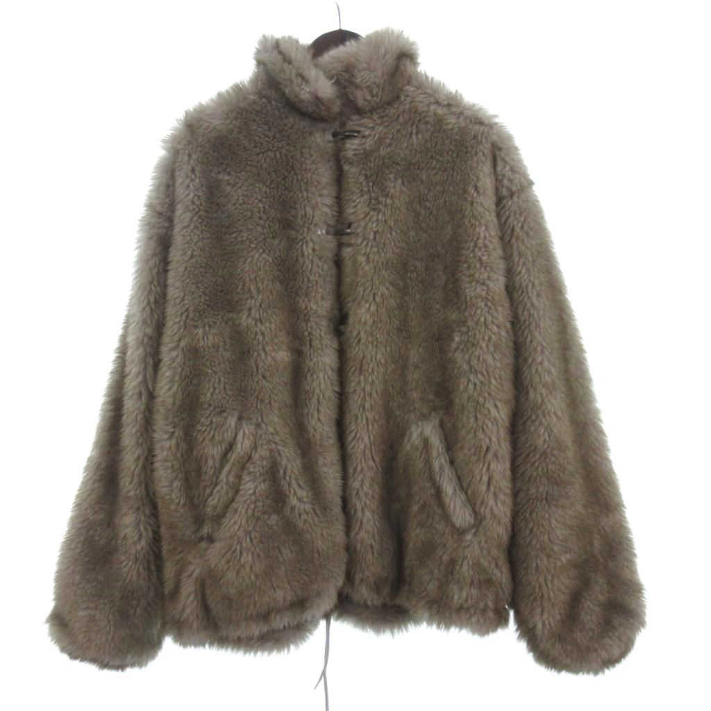 【中古】タトゥースタジオ ヤマダ TATTOO STUDIO YAMADA 美品 FAKE FUR COACH JACKET 上衣 上衣 TOH241401 茶 赤銅色 L メンズ 【ベクター 古着】 260307