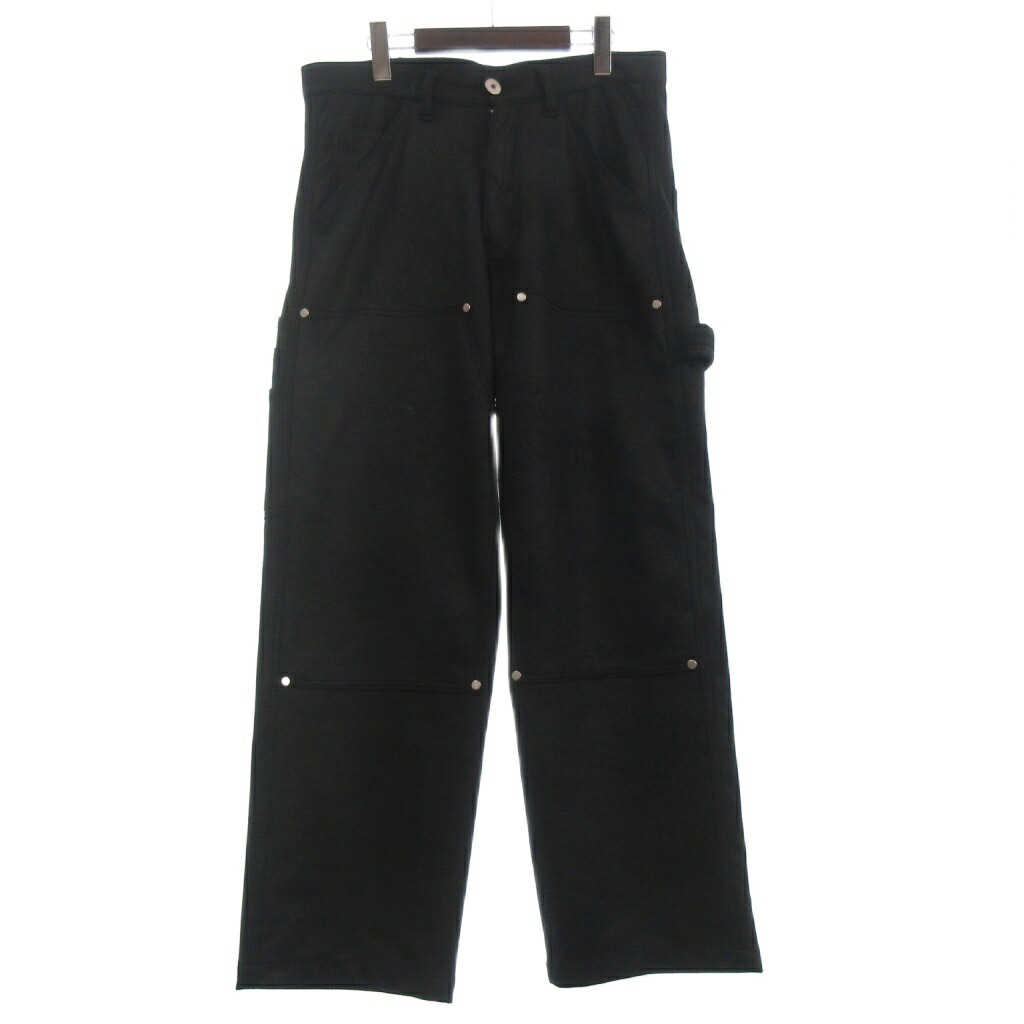 【中古】ダンケシェーン Danke schon KNEE PAINTER ECO SUEDE パンツ UNS24025 黒 ブラック M メンズ 【ベクトル 古着】 260317