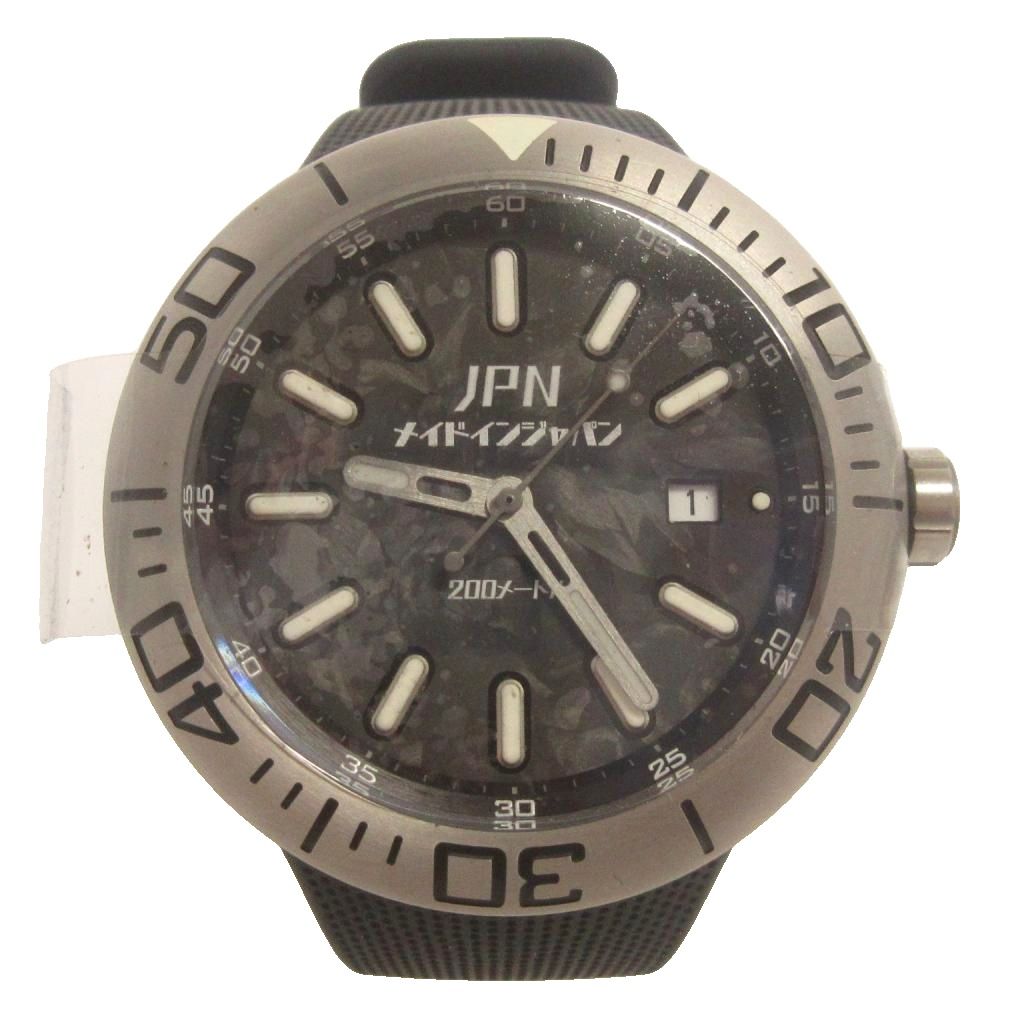 【中古】未当てはめる品 ジェイピーエヌ JPN シンカイ ハイブリッドオートマチック JPNW-002CSV 黒 黒いこと ウオッチ メンズ 【ベクター 古着】 260405