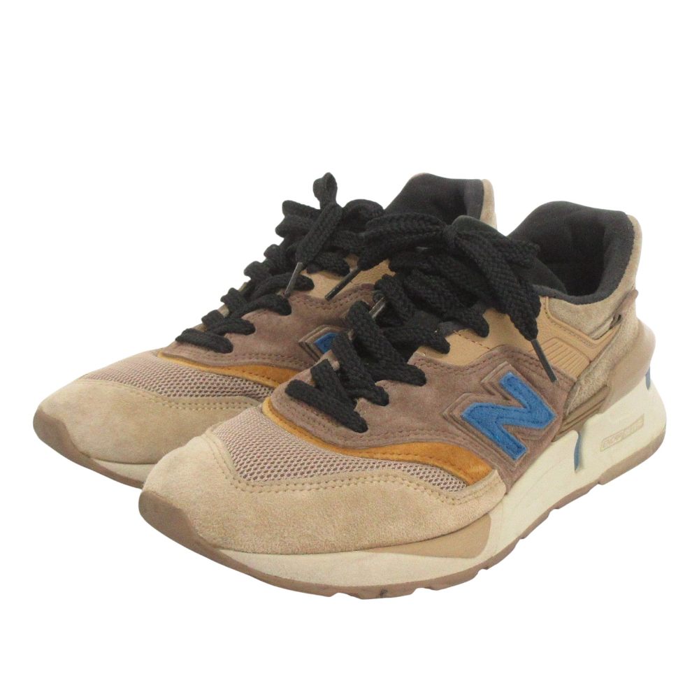 【中古】ニュー平衡にする NEW BALANCE × Kith × nonnative スニーカー 置き目とり捨てる スエードクロス M997SKT 茶 赤銅色 26 靴 メンズ 【ベクター 古着】 260427
