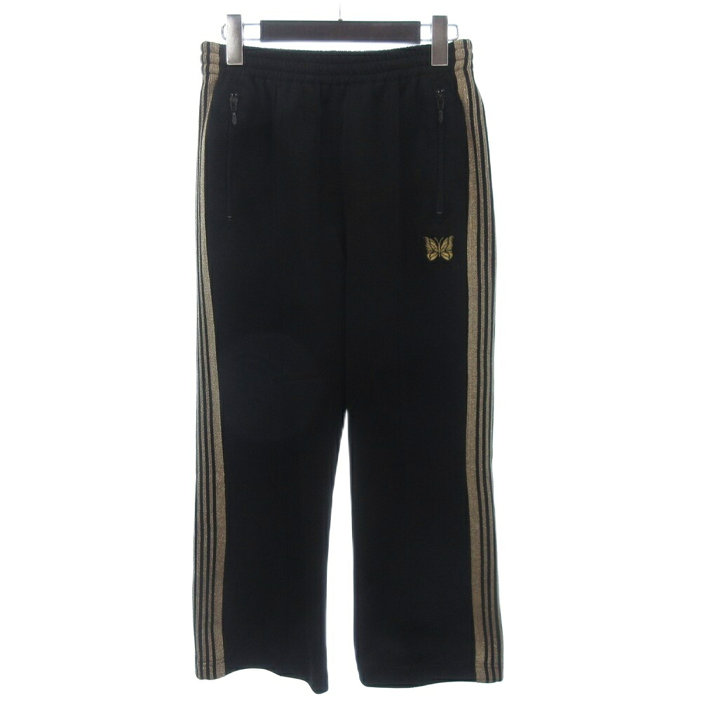 【中古】ニードルス ニードルズ Needles one day 別注 ラインパンツ ジャージ ウエストゴム N371 黒 ブラック XS メンズ 【ベクトル 古着】 260717|ブランド古着ベクトルプレミアム店