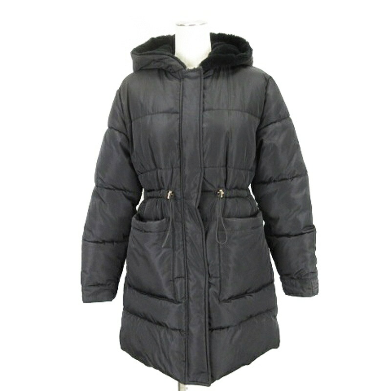 楽天市場】ZARA【ザラ】ダウン コート アウター フェイク レザー 合皮