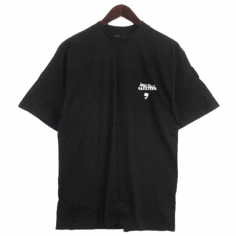 【中古】ジャンポールゴルチエ オム Jean Paul GAULTIER HOMME バックプリント ドラゴン Tシャツ カットソー 半袖 ブラック メンズ 【ベクトル 古着】 251001