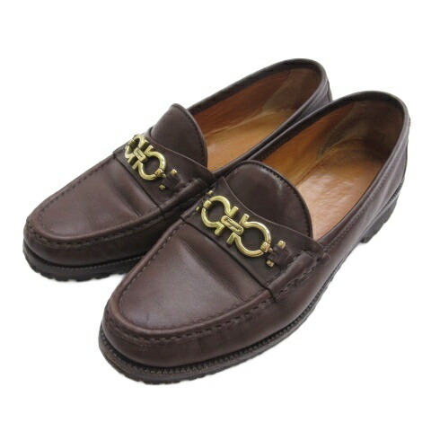 ✨希少✨サルヴァトーレフェラガモ ガンチーニ ローファー 2way ブラウン 希少モデル サルヴァトーレフェラガモ (6) パンプス ローファー