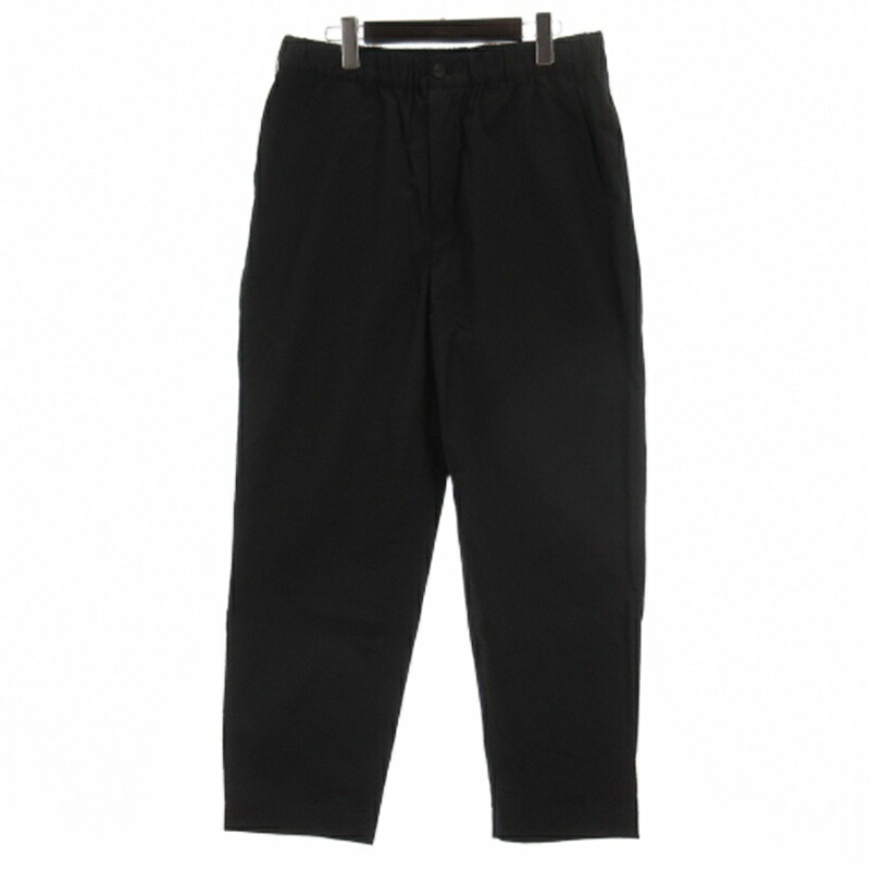 【中古】ホワイトマウンテニアリング White Mountaineering SEERSUCKER WIDE TAPERED PANTS シアサッカー テーパードパンツ WM2371402 ブラック 2 メンズ 【ベクトル 古着】 251112