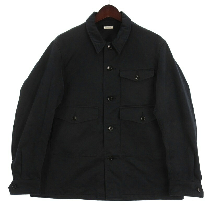 【中古】フィグベル PHIGVEL HUNTING SHIRTS JACKET ハンティング シャツ ジャケット PMAU-SJ01 ネイビー 1 メンズ 【ベクトル 古着】 251222