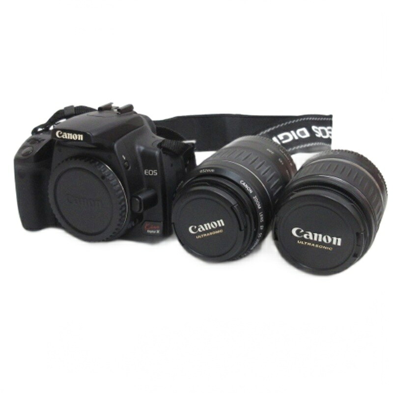 【中古】キャノン Canon EOS Kiss デジタルX ダブルズームキット デジタル一眼レフカメラ レンズ セット DS126151 その他 【ベクトル 古着】 260129