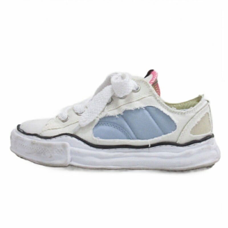 【中古】ミハラヤスヒロ MIHARA YASUHIRO × 71MICHAEL ピーターソン スニーカー C10FW701 ホワイト系 41 25.5cm メンズ 【ベクトル 古着】 260319