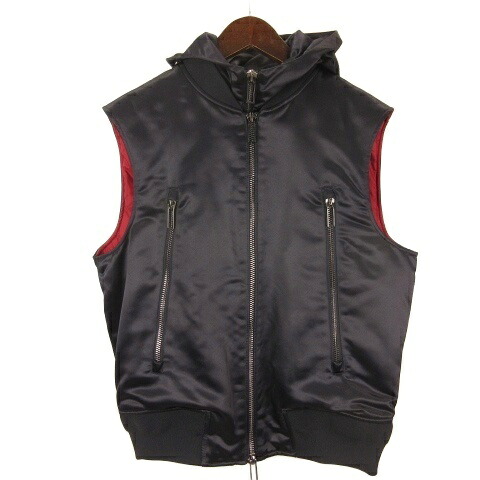 【中古】エンポリオアルマーニ EMPORIO ARMANI ボンネット ダブルジップ より良い 48 米国海軍 ■GY74 6H1BL3 1NYCZ メンズ 【ベクター 古着】 260414
