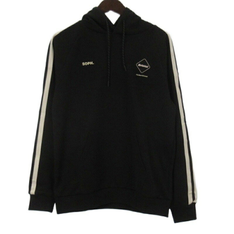 【中古】エフシーレアルブリストル F.C.Real Bristol FCRB 引き舟付き添い人 TRAINING TRACK HOODIE パーカー FCRB-252082 黒いこと S メンズ 【ベクター 古着】 260506