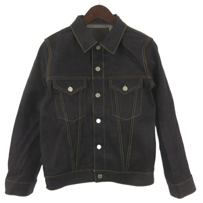 【中古】桃太郎デニム MOMOTARO JEANS 14.7薬局衡オンス ジーンズ 上衣 MMGJ00035A インディゴ XS メンズ 【ベクター 古着】 260511