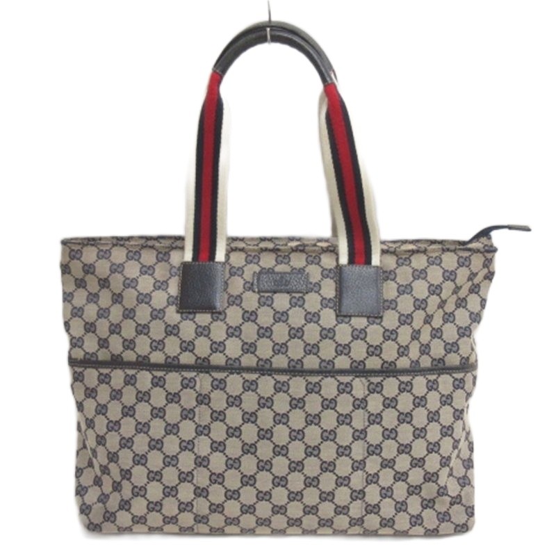 【中古】グッチ GUCCI GG帆布 バザーズバッグ トートバッグ シェリー酒生産ライン 米国海軍系 ■GY47 レディース 【ベクター 古着】 260611