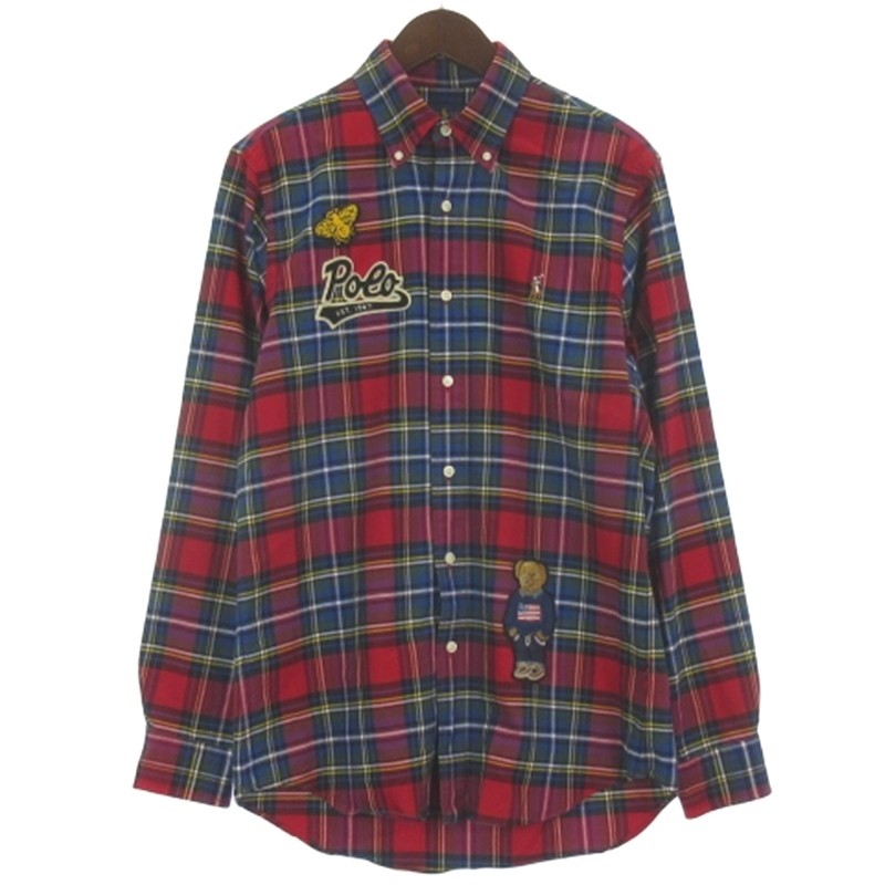 【中古】ポロ ラルフローレン POLO RALPH LAUREN ポロベア 読み合わせる プルオーバー 長袖 赤いこと SP メンズ 【ベクター 古着】 260611