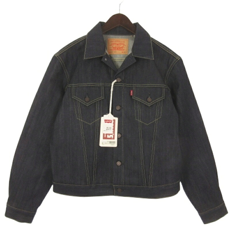 【中古】未使用品 リーバイス Levi's タグ付き 557XX デニム ジャケット Gジャン 74998-0003 インディゴ 42 メンズ 【ベクトル 古着】 260706｜ブランド古着ベクトルプレミアム店