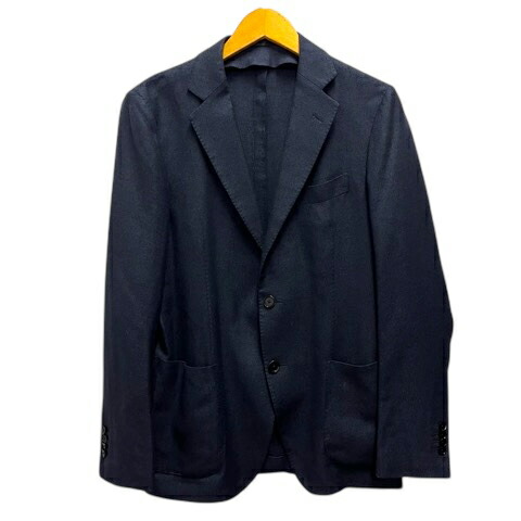 【中古】トゥモローランド TOMORROWLAND ジャケット ブレザー シルク混 カシミヤ混 センターベント 長袖 48 黒 ブラック レディース 【ベクトル 古着】 260113