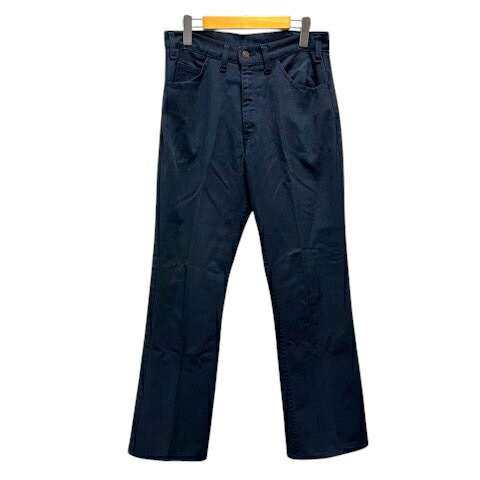 【中古】リーバイス Levi's 70s~スタプレ BIGE パンツ ボトムス ストレート 無地 紺 ネイビー メンズ 【ベクトル 古着】 260709｜ブランド古着ベクトルプレミアム店