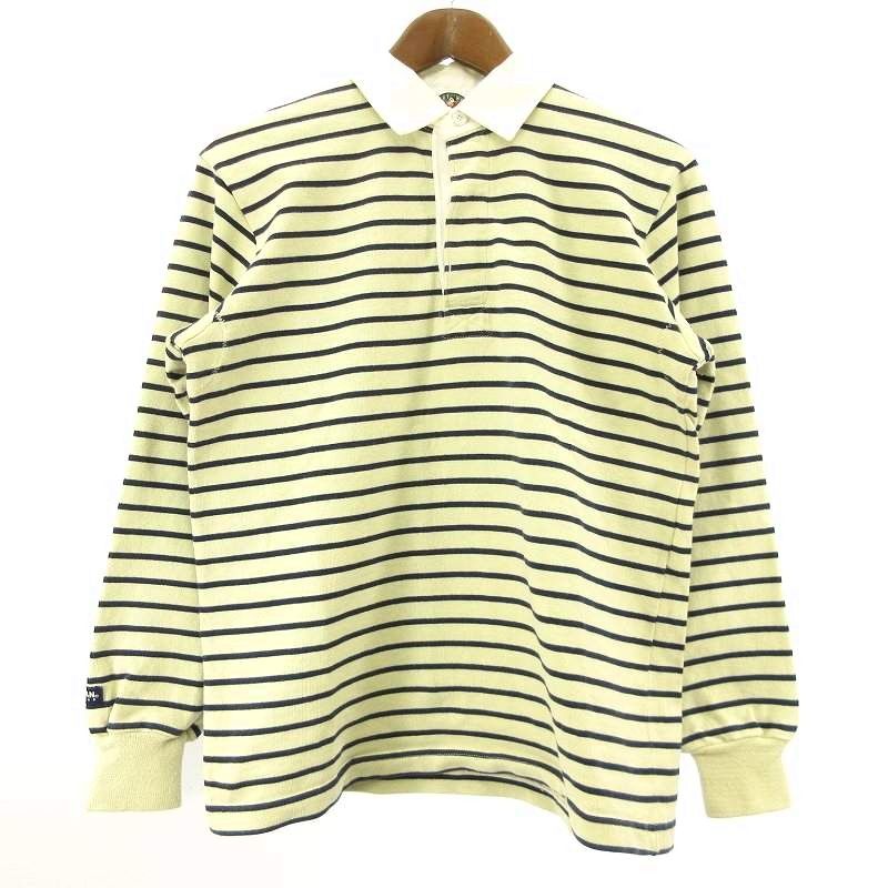 楽天市場】古着 Barbarian バーバリアン ボーダー柄 長袖 ラガー