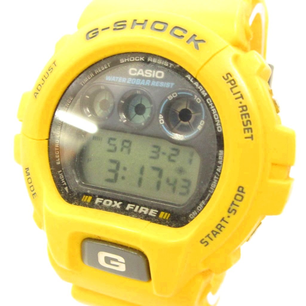 【中古】カシオジーショック CASIO G-SHOCK × John Mayer × HODINKEE DW-6900 ウオッチ デジタル 黄 黄色 メンズ 【ベクター 古着】 260321