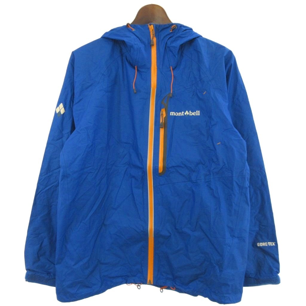 【中古】モンベル Montbell ゴアテックス トレントフライヤージャケット 1128336 ナイロン ブルー S メンズ 【ベクトル 古着】 260423｜ブランド古着ベクトルプレミアム店