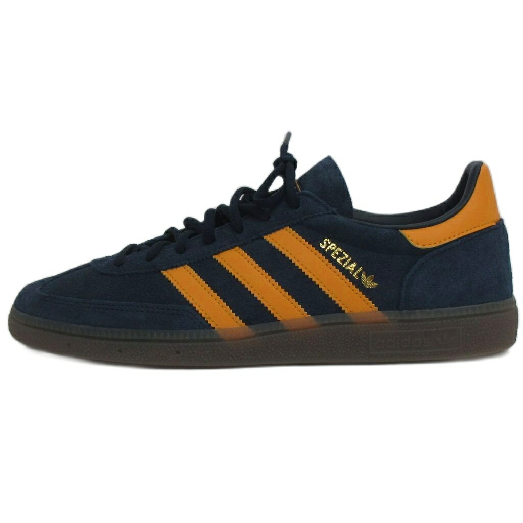 【中古】未当て嵌める品 アディダス adidas ハンドボール スペツィアル スニーカー KJ5593 Handball Spezial ナイトインディゴ 労働者の一団黄色 ガムソール 28糎 メンズ 【ベクター 古着】 260515